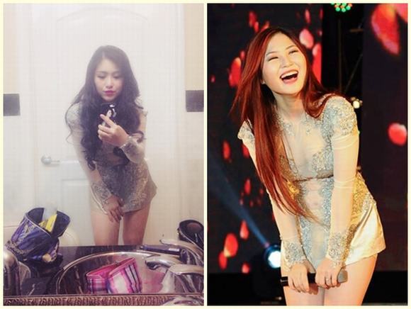 Huong Tram, ca si Huong Tram, Huong Tram an mac phan cam, phong cach thoi trang cua Huong Tram, 