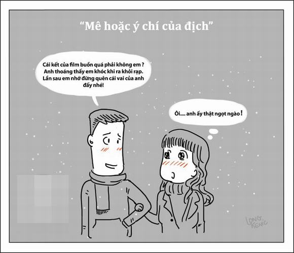 Tranh vui: ‘Đọc vị’ những chiêu tán gái ‘cực hiểm’ của các chàng
