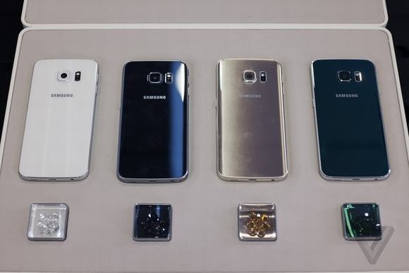 Samsung Galaxy S6 Eage co 4 mau sac dac trung