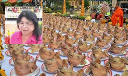 Lễ đầu năm bằng 300 đầu heo của nữ đại gia cung 300 dau heo, cung dau nam, le dau nam, le chua, cung 300 dau heo trong le dau nam