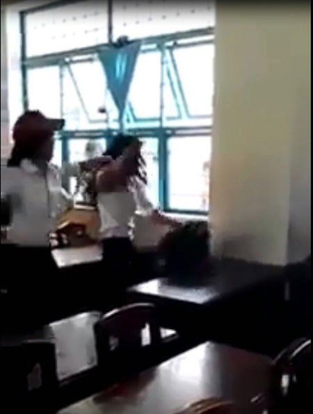 nữ sinh bị ném ghế vào mặt clip nữ sinh trà vinh bị đánh, nạn nhân vụ nữ sinh trà vinh bị đánh