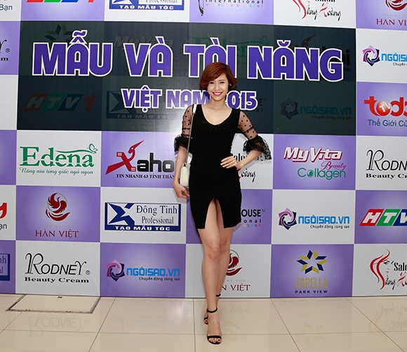 Sao Việt 'xúng xính váy áo' trong buổi ra mắt cuộc thi 'Mẫu và Tài Năng' 3