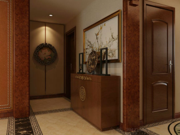 Trang trí nội thất sang trọng theo phong cách hoàng gia Nhật cho căn hộ 140m2 5