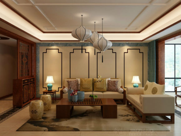 Trang trí nội thất sang trọng theo phong cách hoàng gia Nhật cho căn hộ 140m2 4