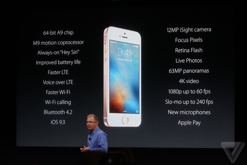 iPhone SE giá rẻ trình làng, cấu hình ngang iPhone 6s - 6