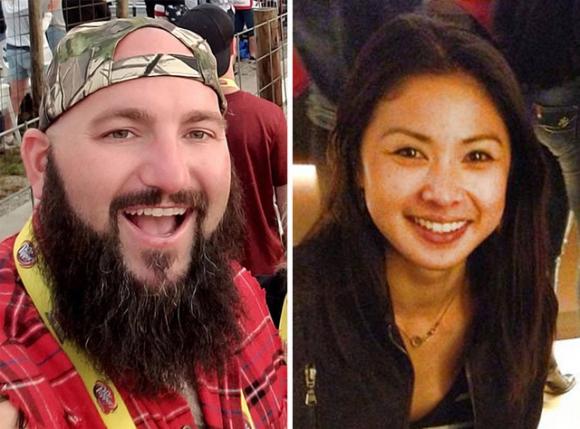 Cô gái gốc Việt và bạn trai Kody Robertson.
