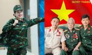 Sao nữ có ông nội từng trực chiến cùng Đại tướng Võ Nguyên Giáp, gia đình có 3 người là Đại tá