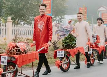 Cô dâu được hỏi cưới bằng 10 xe rùa chở sính lễ: Mỗi ngày về nhà mẹ đẻ 10 lần