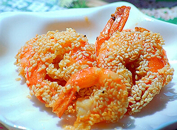 Tôm chiên vừng nóng giòn