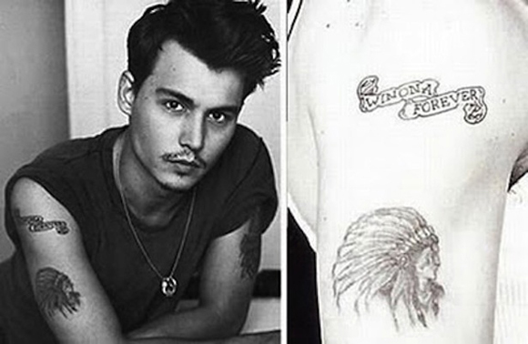 Hình xăm của Johnny Depp chúng tôi đi khắp cơ thể anh ấy để tìm chúng  Xăm  mình