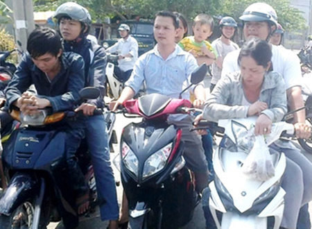 10 'hiệp sỹ' bị xử phạt hành chính