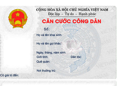 Thẻ căn cước sẽ thay chứng minh nhân dân