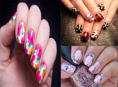 Những kiểu nail hoa cho mùa hè thêm rực rỡ