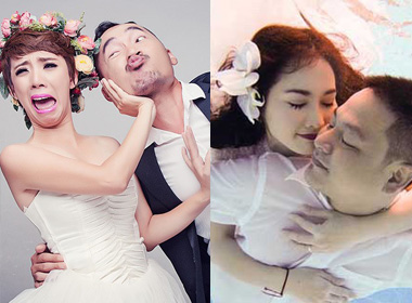 Những bộ ảnh cưới mang phong cách độc lạ của sao Việt