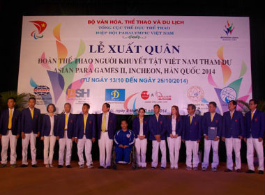 Đoàn Thể thao người khuyết tật Việt Nam sẵn sàng cho ASIAN Para Games 2