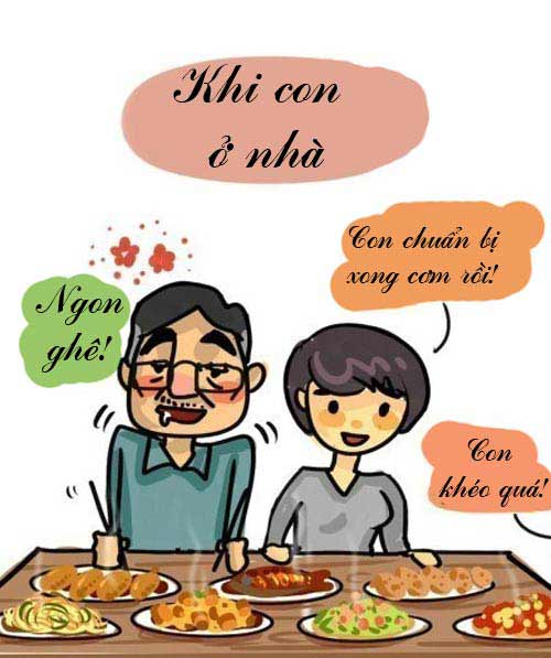 Nghẹn ngào với truyện tranh 'hãy nói lời yêu thương cha mẹ' - 2
