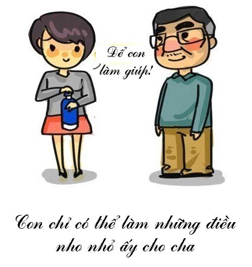 Nghẹn ngào với truyện tranh 'hãy nói lời yêu thương cha mẹ' - 6