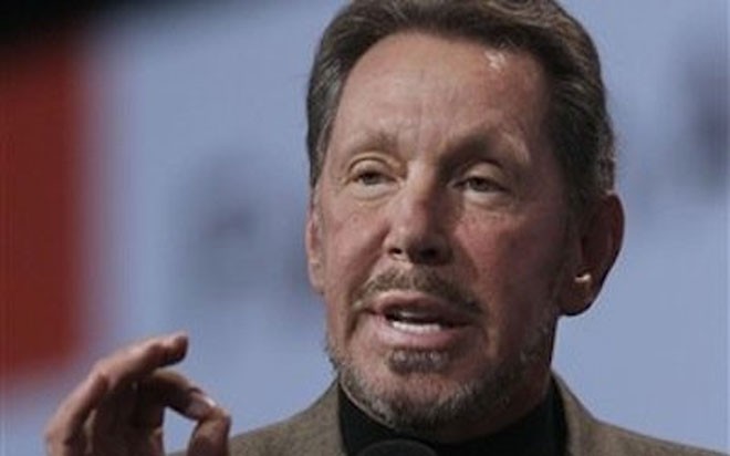5. Larry Ellison<br><br>Giá trị tài sản ròng: 54,3 tỷ USD<br>Tăng/giảm tài sản trong năm 2014: +6,3 tỷ USD<br>Tăng/giảm vị trí trong xếp hạng: 0<br>Nguồn tài sản chính: Hãng phần mềm Oracle<br>Quốc gia: Mỹ 5. Larry Ellison<br><br>Giá trị tài sản ròng: 54,3 tỷ USD<br>Tăng/giảm tài sản trong năm 2014: +6,3 tỷ USD<br>Tăng/giảm vị trí trong xếp hạng: 0<br>Nguồn tài sản chính: Hãng phần mềm Oracle<br>Quốc gia: Mỹ