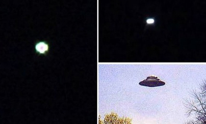 Cảnh tượng kỳ quái ‘UFO’ lại xuất hiện trên bầu trời