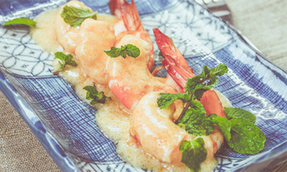 Đãi cả nhà tôm đút lò phô mai