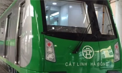 Hé lộ những hình ảnh đầu tiên tàu sắt tuyến Cát Linh - Hà Đông