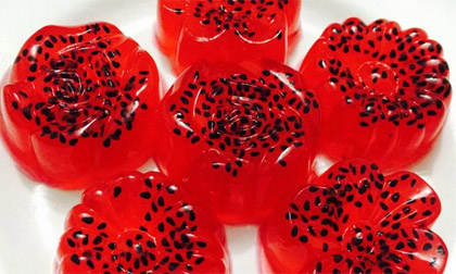 Cách làm bánh trung thu bằng thạch và thanh long