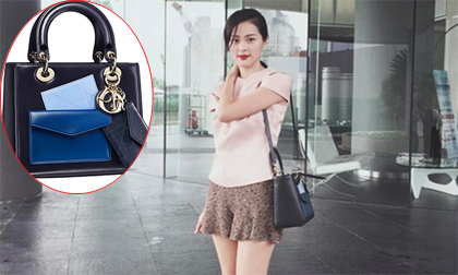 Tủ đồ hàng hiệu của Hạ Vi không kém cạnh Hồ Ngọc Hà