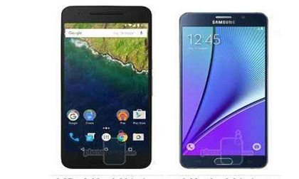 So sánh Google Nexus 6P với Samsung Galaxy Note 5