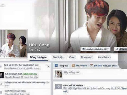 Fan page gần 10 tỷ đồng của Hữu Công bị xóa? - 1