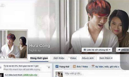 Fan page gần 10 tỷ đồng của Hữu Công bị xóa?