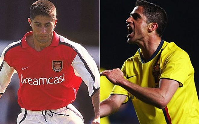 Các ngôi sao từng khoác áo cả Barcelona và Arsenal