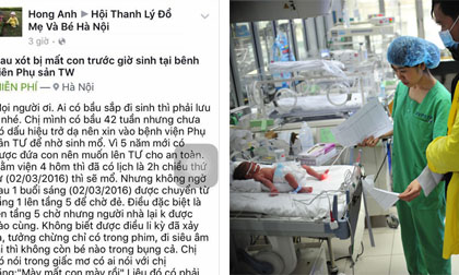 Sự thật vụ mang thai 42 tuần chuẩn bị sinh thì siêu âm không thấy con ở BV Phụ sản TƯ