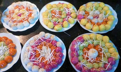 Cách làm bánh trôi bánh chay đa sắc mà không cần phẩm màu