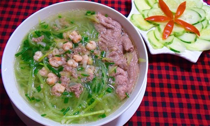 Canh bầu nấu tôm: Món ăn bổ dưỡng không thể thiếu ngày hè