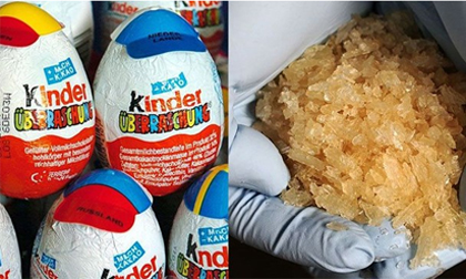 Bé trai suýt nuốt phải ma túy đá bên trong quả trứng Kinder