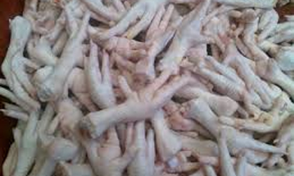 Bắt giữ vụ vận chuyển 3 tấn chân gà đông lạnh