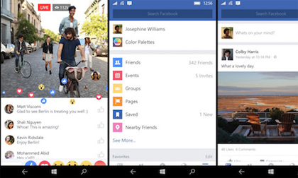 Đã có ứng dụng Facebook chính chủ cho Windows 10 mobile
