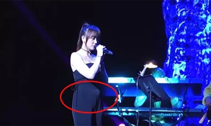 Đi diễn, Hari Won vô ý lộ rõ vòng 2 lớn bất thường