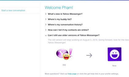 Yahoo Messenger trình làng ứng dụng chat mới cho máy tính
