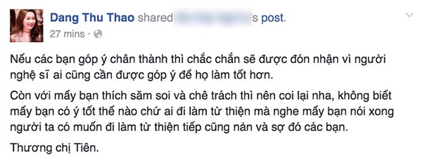 Hai lần tức giận hiếm hoi của Hoa hậu Đặng Thu Thảo - Ảnh 4.