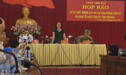 Đang họp báo vụ Bí thư tỉnh Yên Bái, Chủ tịch HĐND bị bắn tử vong