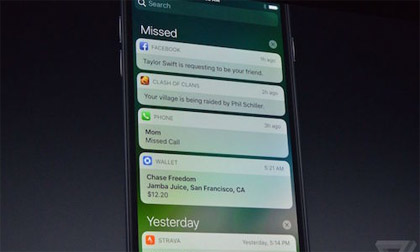 iOS 10 chính thức trình làng cho iPhone 5 trở lên
