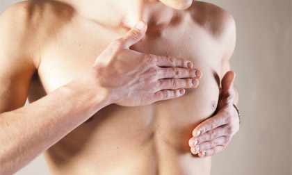 Bất ngờ với những dấu hiệu ung thư vú ở nam giới