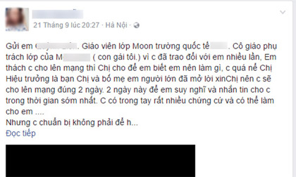 Hà Nội: GV mầm non bị tố tát trẻ chảy máu vì... mâu thuẫn tình cảm với bố cháu
