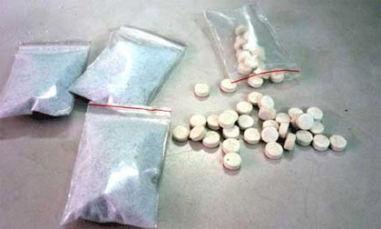 Đường dây mua bán 523 bánh heroin và gần 2.300 viên ma tuý