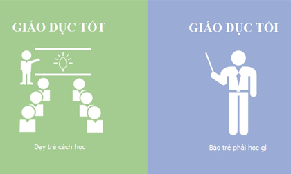 8 khác biệt giữa giáo dục tốt và giáo dục tồi