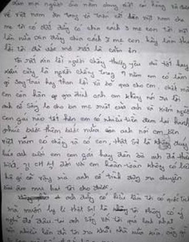 Buc thu cuoi cuoc doi cua co dau Viet om 2 con nhay lau tu tu o Han Quoc