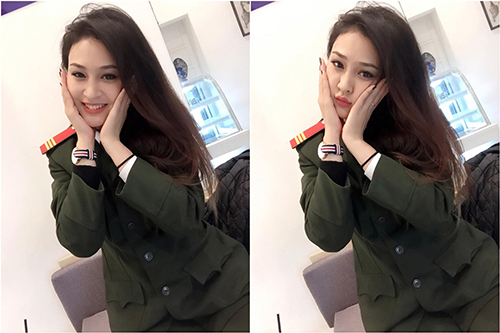 nu cong an khien cong dong mang san lung thong tin vi qua xinh dep - 6