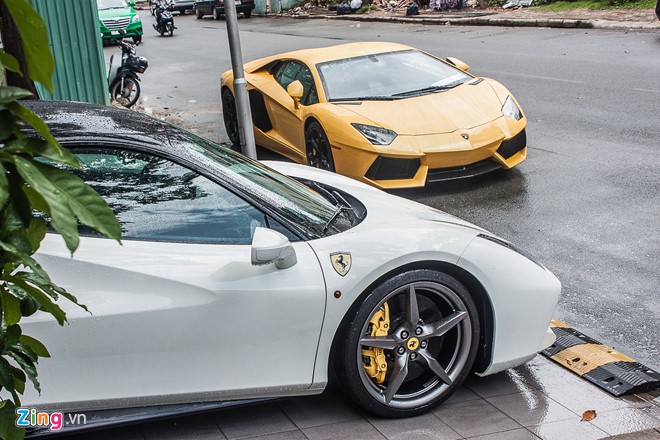 Sieu xe cua Cuong Do La tu hop bo doi Lamborghini Aventador hinh anh 1