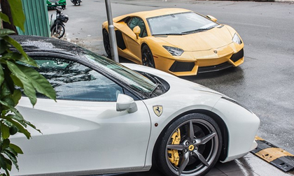 Siêu xe của Cường Đô La tụ họp bộ đôi Lamborghini Aventador